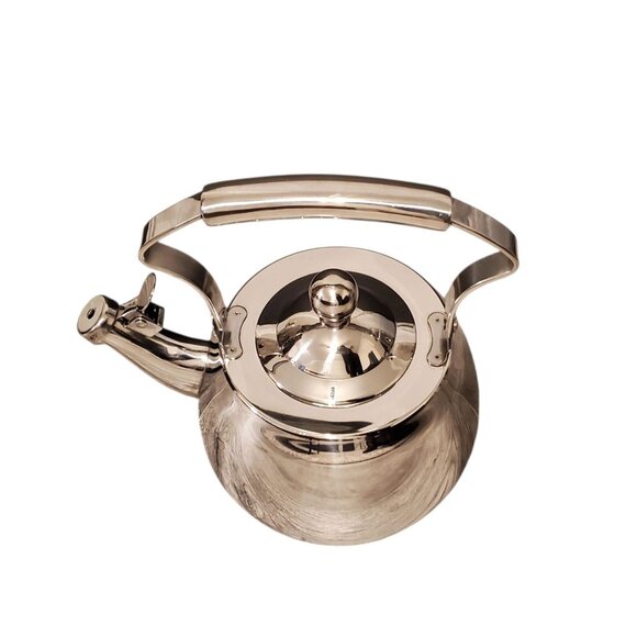 Lepicure Whistling 2 Qt. 18/10 Stainless Steel Premium Quality Teapot Kettle Lid - Picture 1 of 9